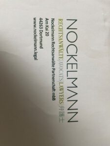 Nockelmann Rechtsanwälte PartmbB Logo Nockelmann Rechtsanwälte PartmbB Logo
